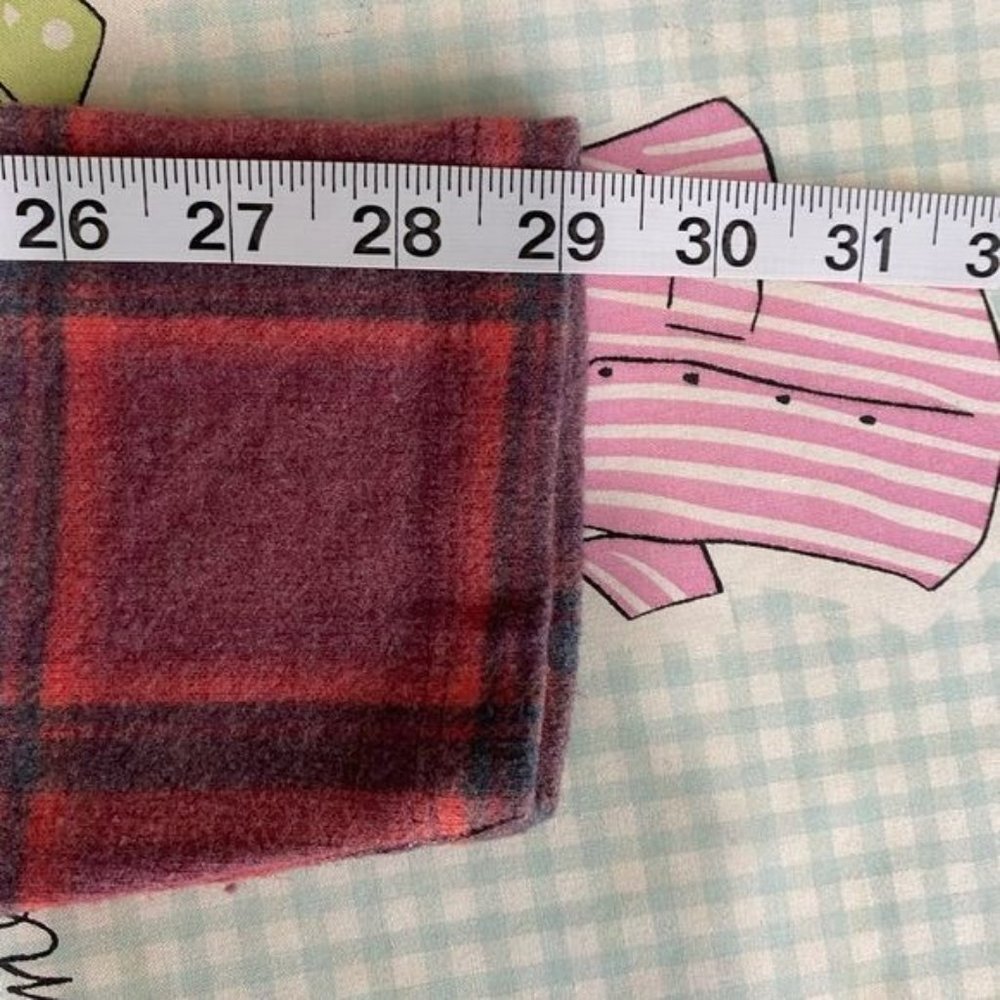 Lane Bryant ladies pink plaid long sleeve turtleneck blouse top size 18/20 - Picture 10 of 15